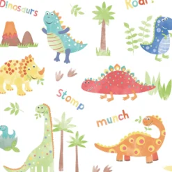 Lastenhuoneen tapetti Galerie Tiny Tots 2 G78363-64, dinosaurus