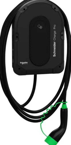 Latausasema Schneider Charge Pro, Type2, 22kW(3x32A), 7m kaapeli,RFID, wifi, 4G