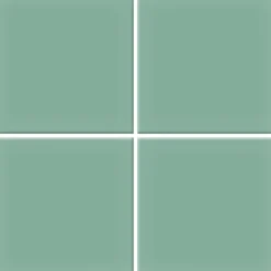 Lattialaatta Pukkila Color Sea Green, himmeä, sileä, 97x97mm