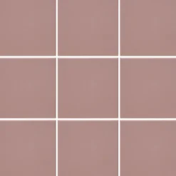 Lattialaatta Pukkila Natura Roosa himmeä sileä 96x96 mm lasikuituverkossa