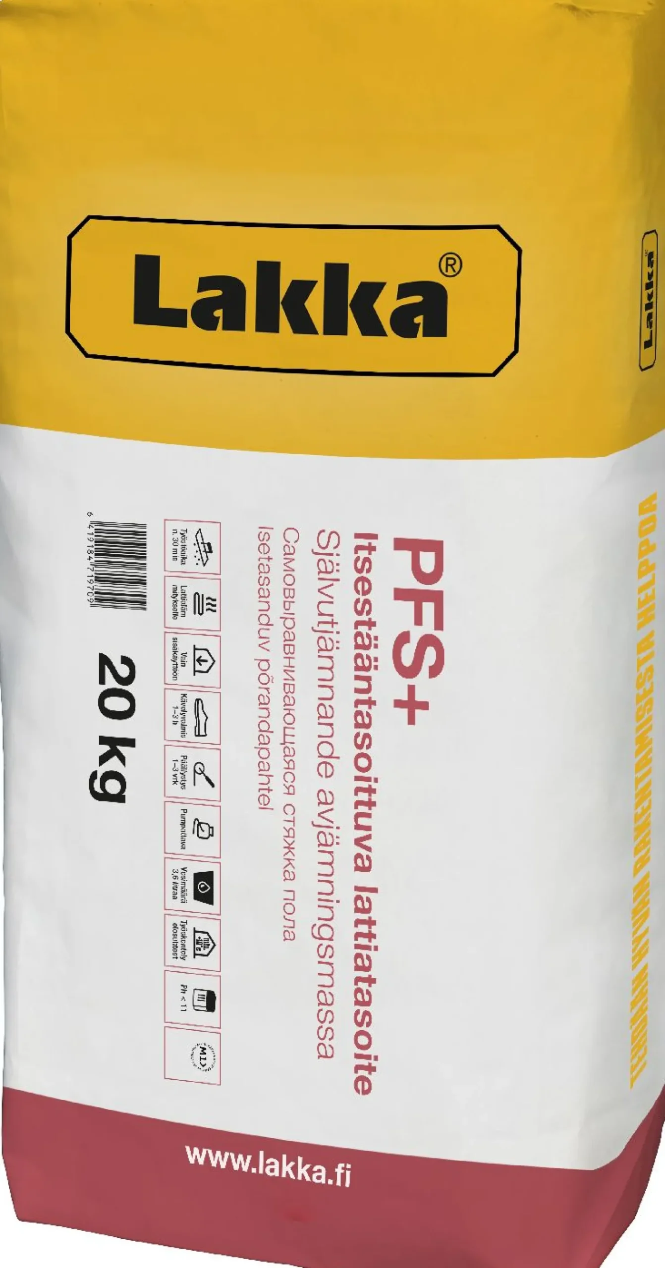 Lattiatasoite Lakka, PFS+ 20kg