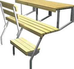 Lauderunko Markki saranoitu tummanharmaa