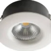 LED-alasvalo Airam Compact Ø80x38 mm IP65 5W/830 himmennettävä valkoinen