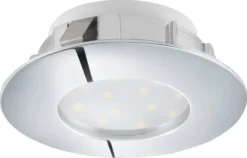 LED-alasvalo Eglo Pineda 4.9W Ø78mm IP20/44 kromi 95818