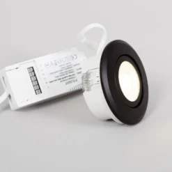 LED-alasvalo FTLIGHT Pallas, 6W, 450lm, IP44, 60°, himmennettävä, musta, eri vaihtoehtoja