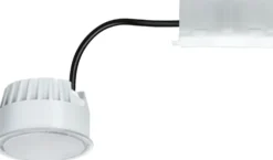 LED-alasvalo Paulmann Base Coin, 51mm, 5W, 370lm, 3000K, himmennettävä, opaali