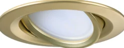 LED-alasvalo Paulmann 3-Step-Dim Nova Coin Basic Ø84mm 50° 6W 470lm 2700K himmennettävä upotettava mattakulta 3kpl/pkt