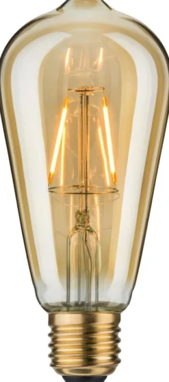 LED-filamenttilamppu Paulmann Corn Rustika, E27, 150lm, 2.7W, 1800K, kulta