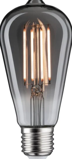 LED-filamenttilamppu Paulmann 1879 Edition Corn Rustika, E27, 320lm, 7.5W, 1800K, himmennettävä, savulasi