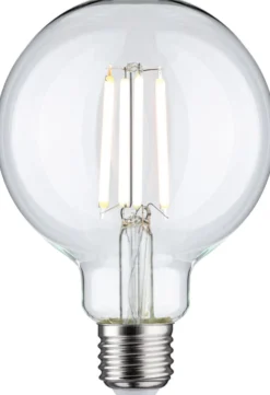 LED-filamenttilamppu Paulmann Globe, G95, E27, 806lm, 7W, säädettävä värilämpötila, kirkas