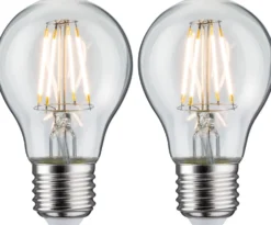 LED-filamenttilamppu Paulmann Pear, E27, 470lm, 5W, 2700K, kirkas, 2kpl