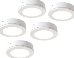 LED-kalustevalaisin Limente LED-LENOX 4000K 5kpl eri värejä
