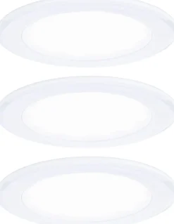 LED-kalustevalaisin Paulmann Ø65mm upotettava 2.5W 180lm, 3kpl/pkt, eri vaihtoehtoja
