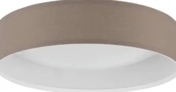 LED-Kattovalaisin Eglo Pasteri Ø32cm ruskeanharmaa