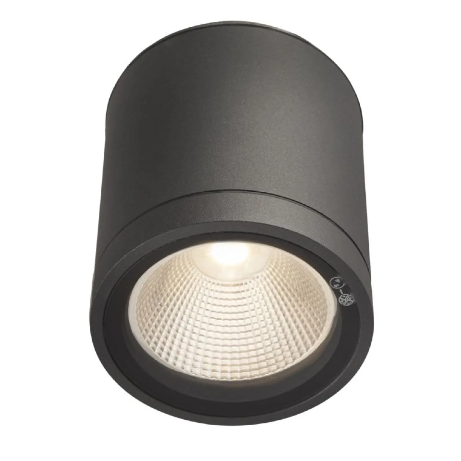 LED-kattovalaisin Hide-a-lite Milo XL Down antrasiitti 3000K