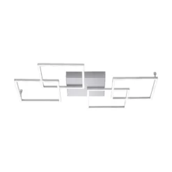 LED-kattovalaisin Paul Neuhaus Inigo 51x80cm 8W himmennettävä harjattu teräs