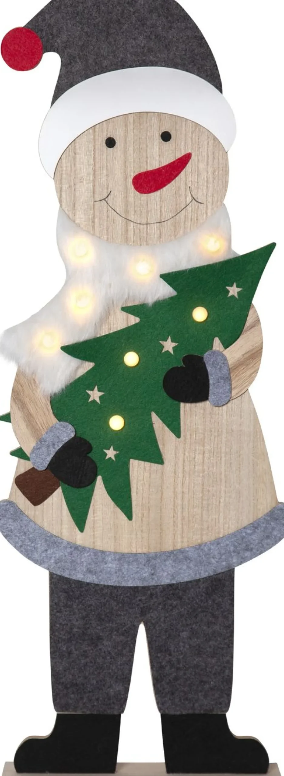 LED-koristehahmo Star Trading Billy lumiukko 80 cm