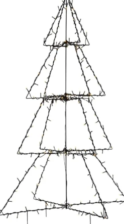 LED-koristekuusi Star Trading Foldy 1250x900x900mm musta
