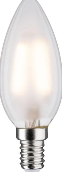 LED-kynttilälamppu Paulmann Candle, E14, 250lm, 3W, 2700K, filamentti, matta