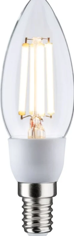 LED-kynttilälamppu Paulmann Eco-Line Candle, E14, 525lm, 2.5W, 3000K, filamentti, kirkas