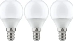 LED-lamppu Paulmann Drop, E14, 470lm, 5.5W, 2700K, opaali, 3kpl