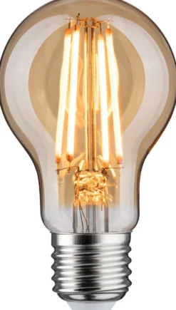 LED-lamppu Paulmann 1879 Filament Pear E27 470lm 6W 1800K 3-Step-Dim himmennettävä kulta