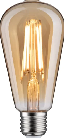 LED-lamppu Paulmann 1879 Filament Rustika E27 470lm 6W 1800K 3-Step-Dim himmennettävä kulta
