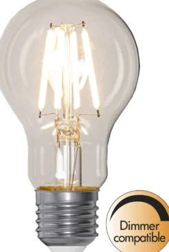 LED-lamppu Star Trading Clear White Filament 352-77, Ø60x108, E27, A60, 4.5W, 2700K, 470lm