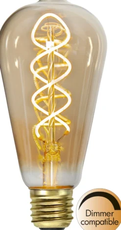 LED-lamppu Star Trading Decoled 354-43-3 Ø64x140mm E27 meripihka 3.2W 2100K 160lm