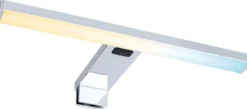 LED-peilivalaisin Paulmann Selo, IP44, säädettävä värilämpötila, kromi