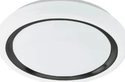 LED-Plafondi Eglo Capasso valkoinen/musta eri kokoja