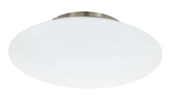 LED-plafondi Eglo Crosslink Frattina-C 27W Ø435x130 mm IP20 harjattu teräs/valkoinen