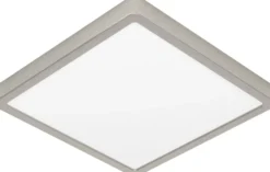 LED-Plafondi Eglo Fueva 5 himmennettävä mattanikkeli/valkoinen eri kokoja