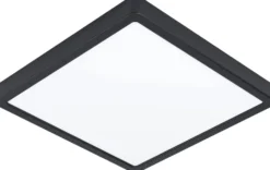 LED-Plafondi Eglo Fueva 5 3000K musta pinta-asennettava vaihdettava LED eri kokoja