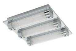LED-plafondi Eglo Tolorico 3x7W 350x350x75 mm IP44 kromi/kirkas