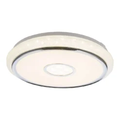 LED-plafondi Globo Dani Ø50cm 40W himmennettävä valkoinen