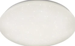 LED-plafondi Trio Potz Ø 500x120 mm valkoinen starlight