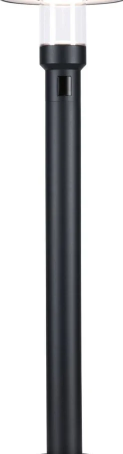 LED-pollarivalaisin liiketunnistimella Paulmann Sienna, 78cm, IP44, 3000K, korroosionkestävä, antrasiitti