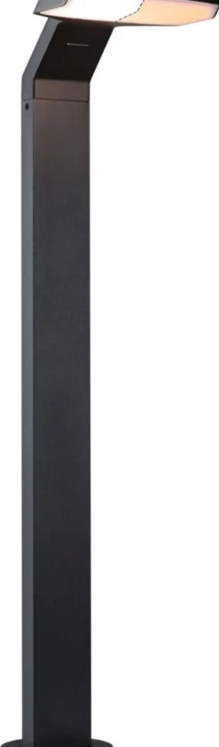 LED-pollarivalaisin liiketunnistimella Paulmann Zenera, 67cm, IP44, 2200-3000K, korroosionkestävä, antrasiitti