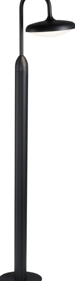 LED-pollarivalaisin Paulmann Nostro, IP44, 113.5cm, 3000K, korroosionkestävä, antrasiitti