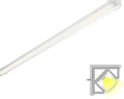 LED-profiili ja LED-nauha Limente Corner COM 3000K, IP44, eri vaihtoehtoja