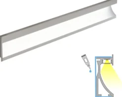 LED-profiili Limente LED-Wall 20 4000K 2m 29W alumiini