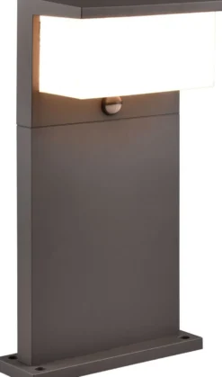 LED-pylväsvalaisin Trio Nestos, liiketunnistin, antrasiitti, eri kokoja