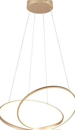 LED-riippuvalaisin Trio Darvin 75cm kulta
