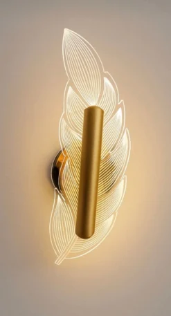 LED-seinävalaisin Linento Lighting BRZ-343409, IP20, 4000K, kulta