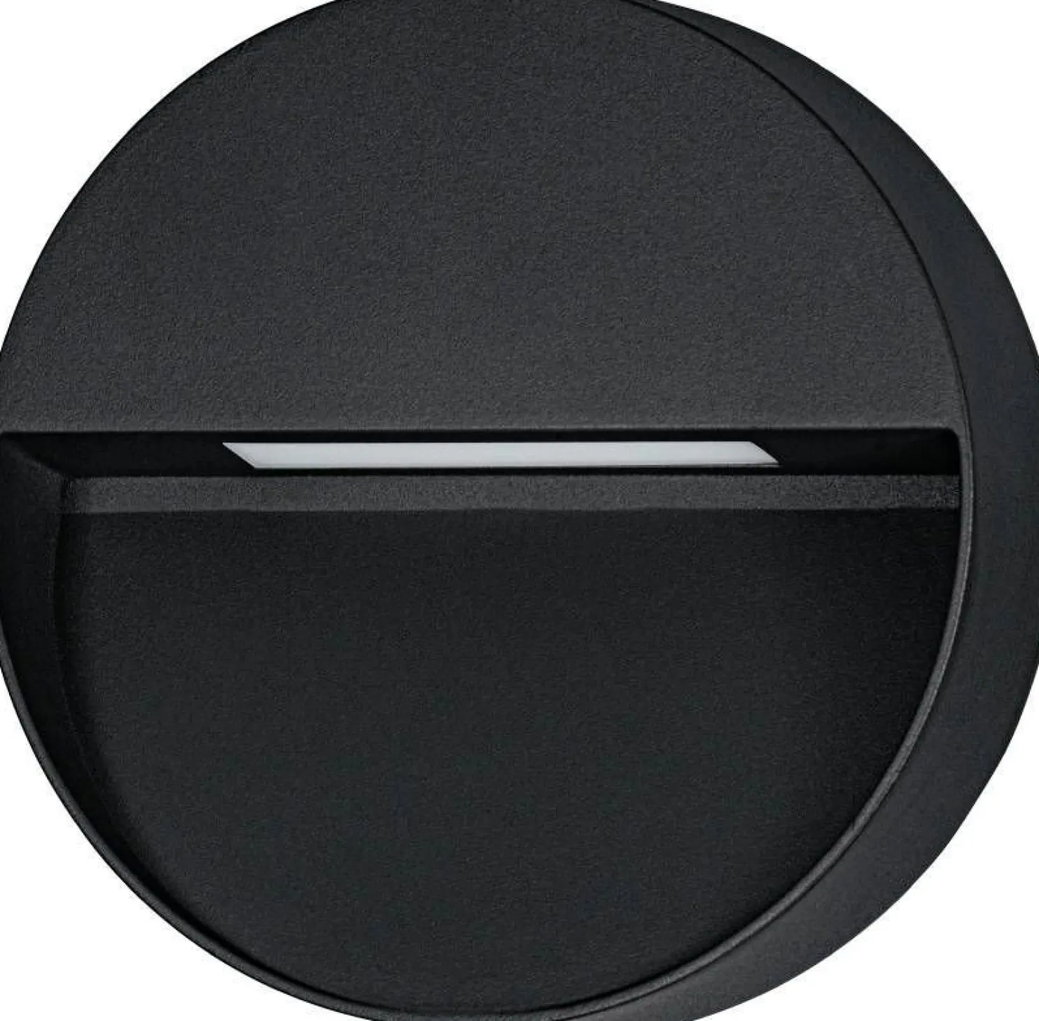 LED-ulkoseinävalaisin Eglo Maruggio, Ø15cm, musta