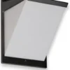 LED-ulkoseinävalaisin Ensto AVR8 eWay IP44 9W/830 harmaa polykarbonaattikuvulla