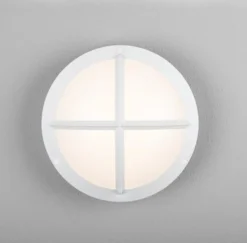 LED-ulkoseinävalaisin Hide-a-lite Moon Public Cross I IK10 valkoinen