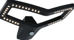 LED-ulkoseinävalaisin Paulmann Alara 375x270mm 3000K 10W 450lm hämäräohjattu liiketunnistin IR antrasiitti