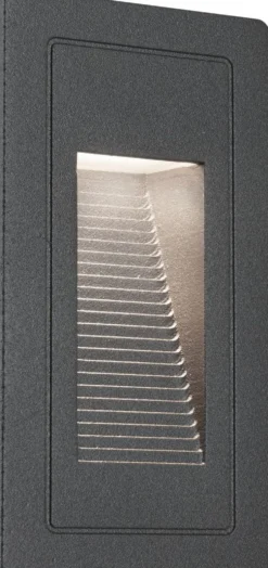 LED-ulkoseinävalaisin Paulmann High, IP44, 103x58mm, 3000K, 4W, 30lm, musta